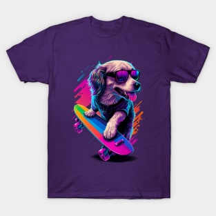 Dog on a Skateboard T-Shirt